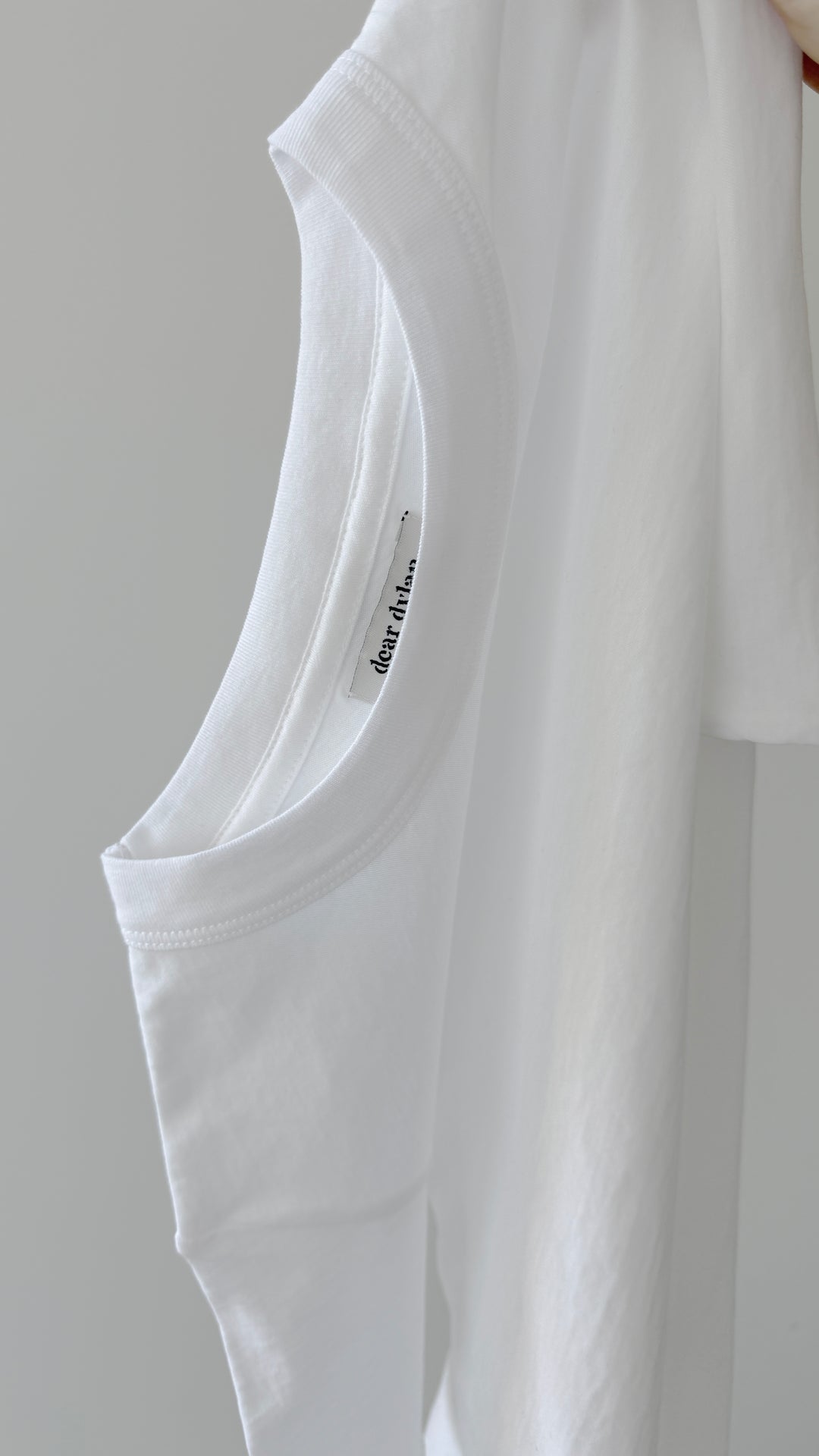Dear Dylan | New Baby Tee - Blanc