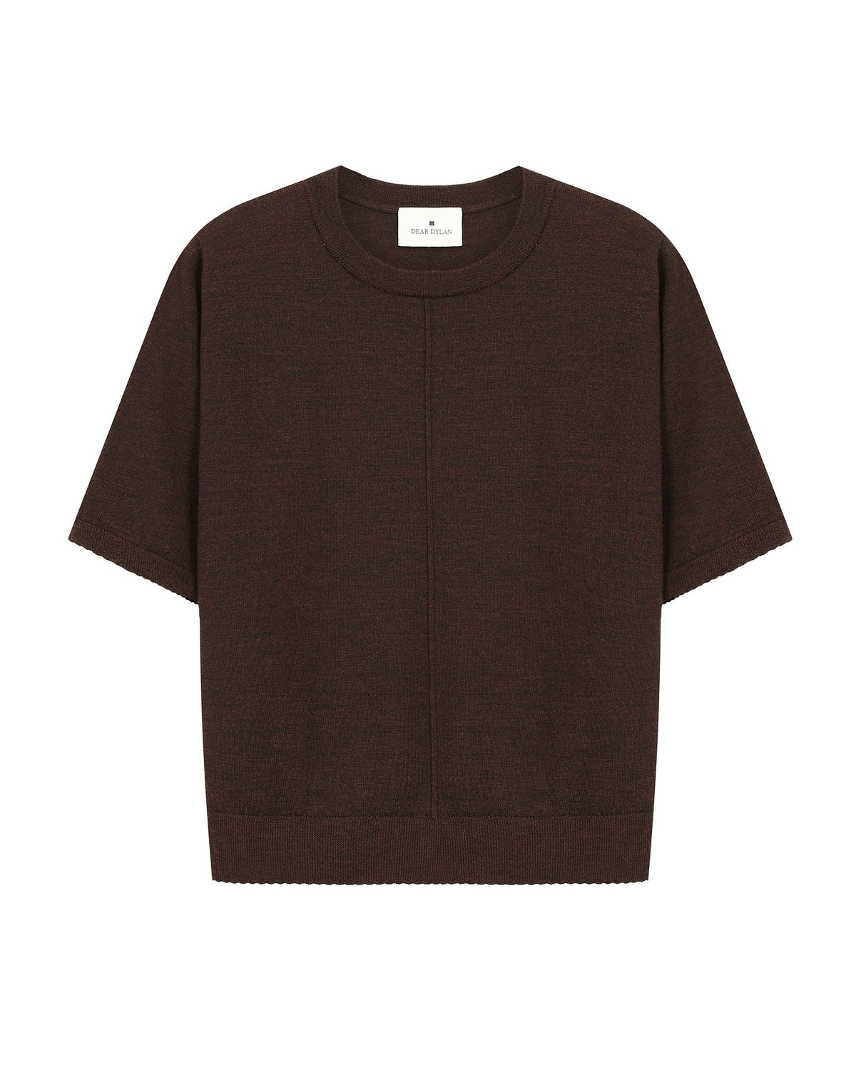 Dear Dylan | Merino Tee - Cocoa