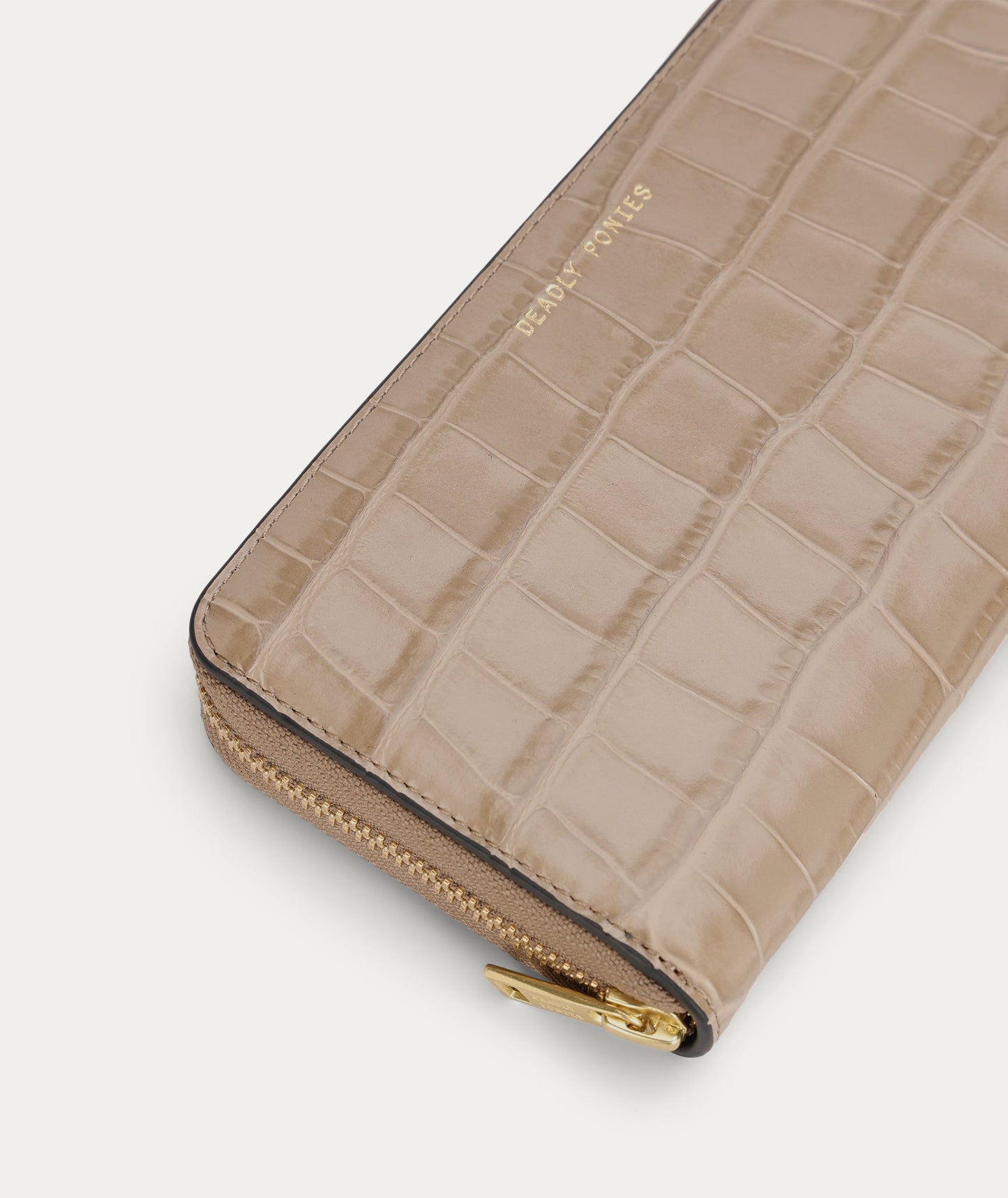 Deadly Ponies | Maxi Wallet - Oat Croc