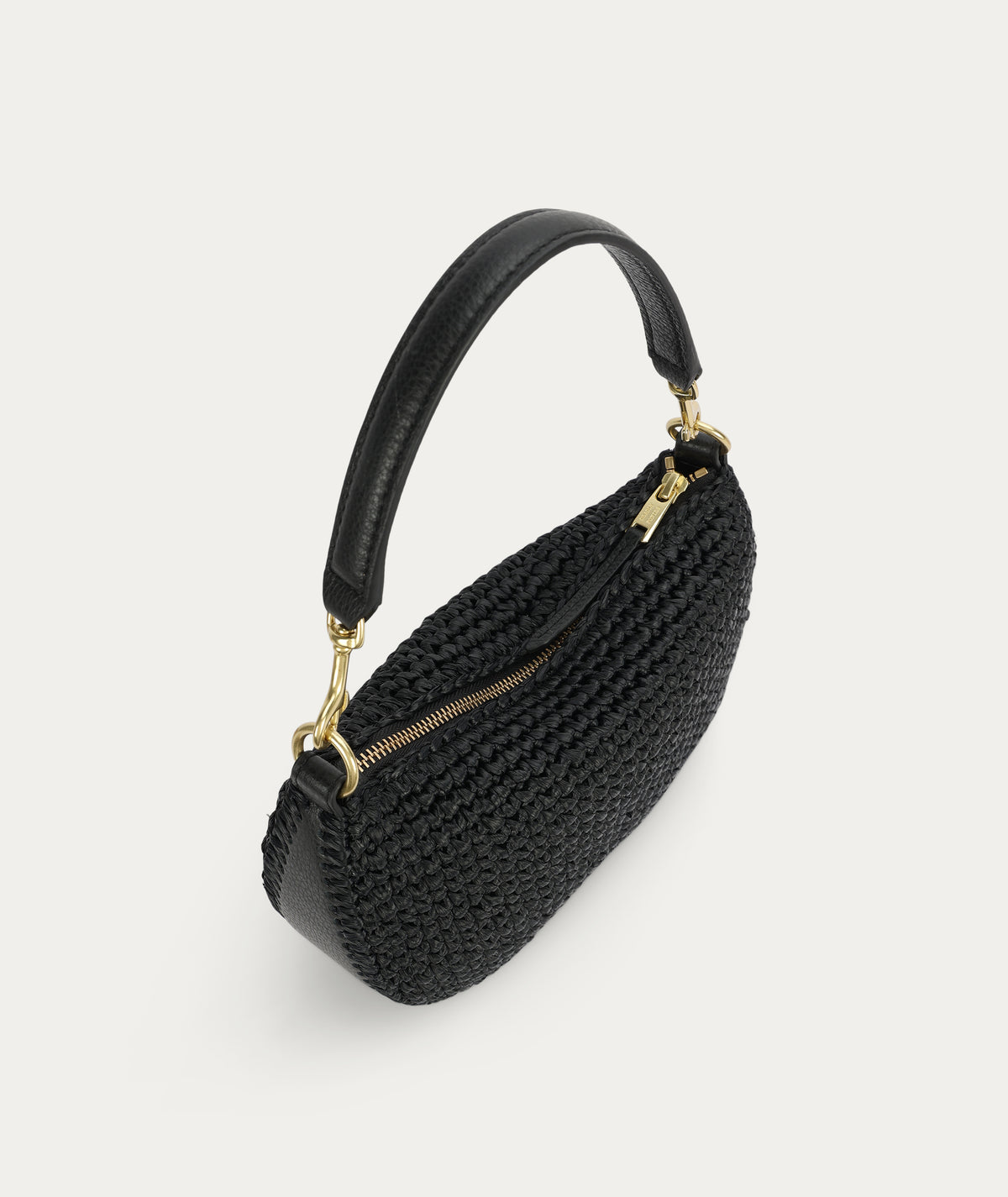 Deadly Ponies | Mini Sling Bag - Black Raffia