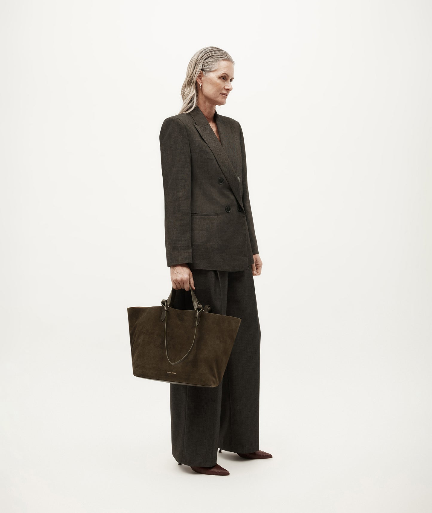 Deadly Ponies | Mr Bandit Tote Maxi - Kale Suede