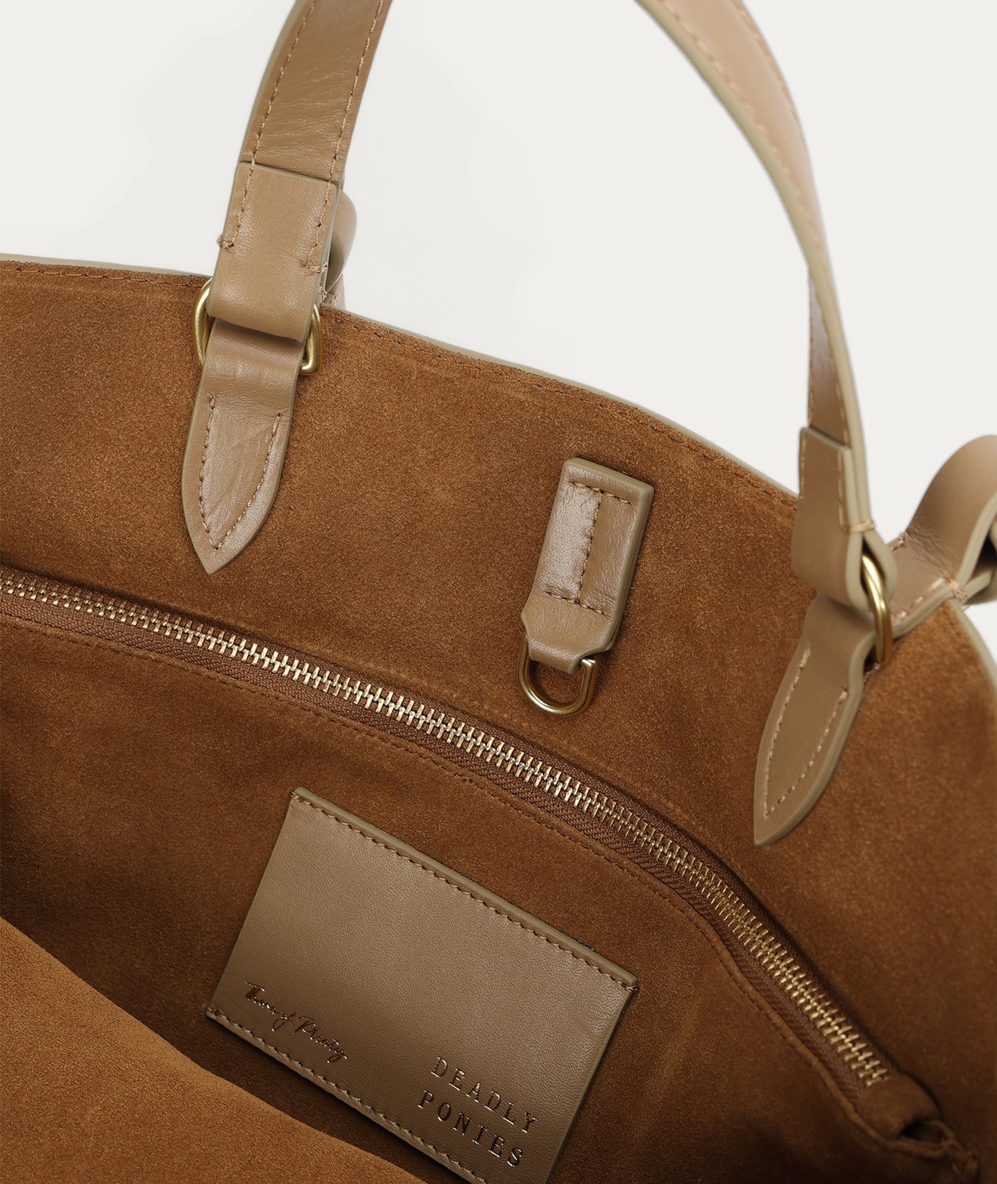 Deadly Ponies | Mr Bandit Tote Maxi - Oat Suede