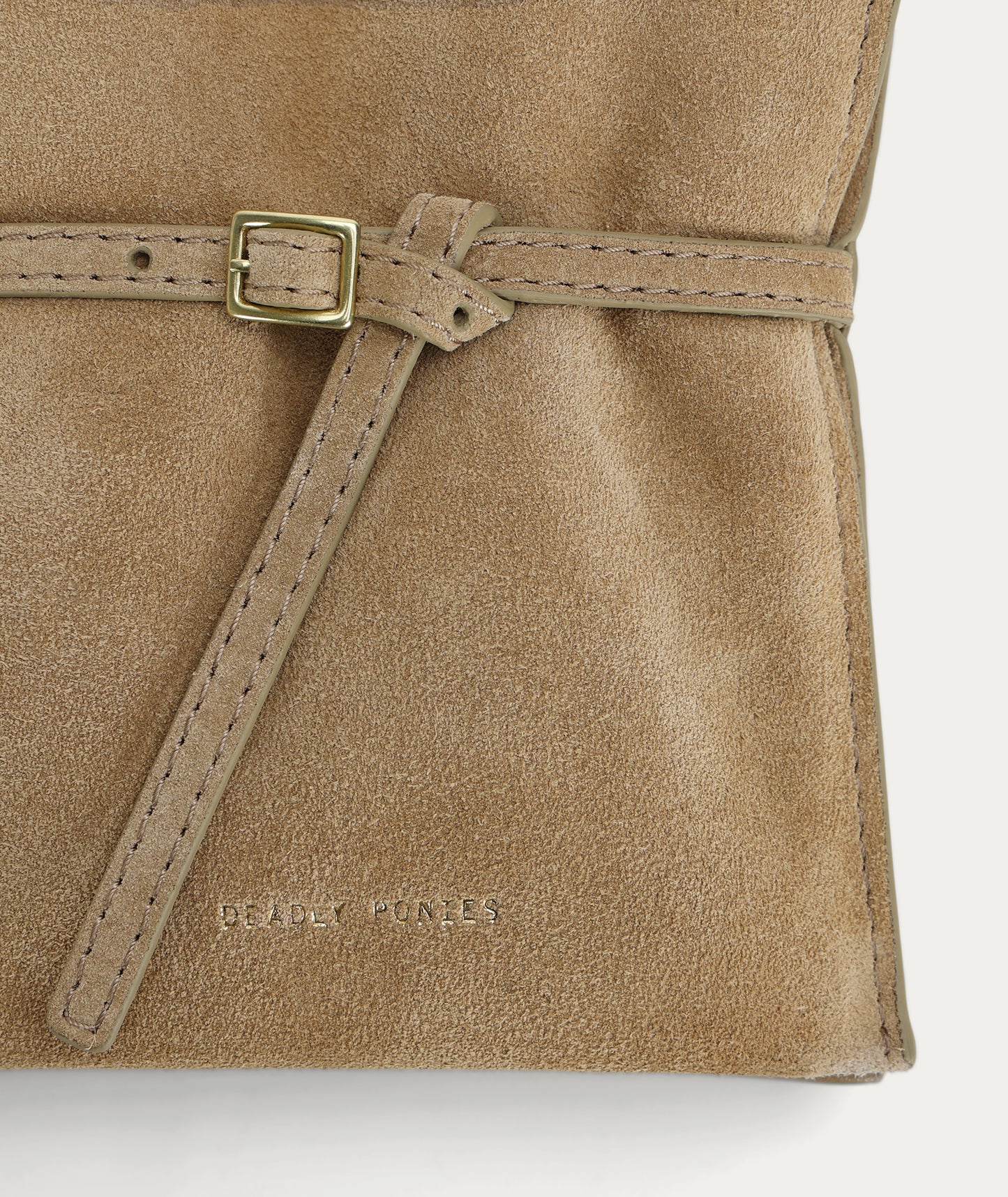 Deadly Ponies | Mr Penny Pouchette - Oat Suede