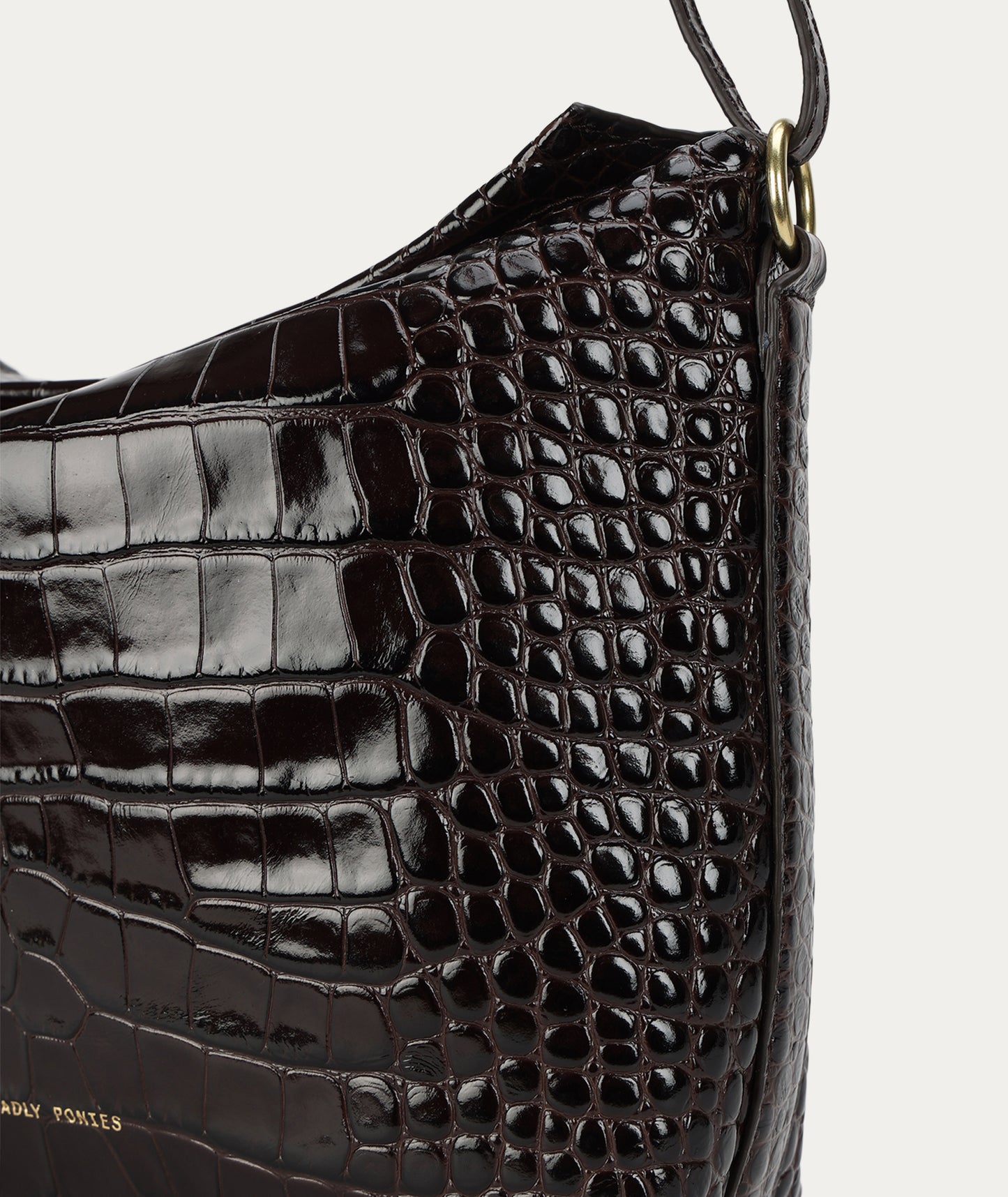 Deadly Ponies | Mr Piper - Espresso Croc