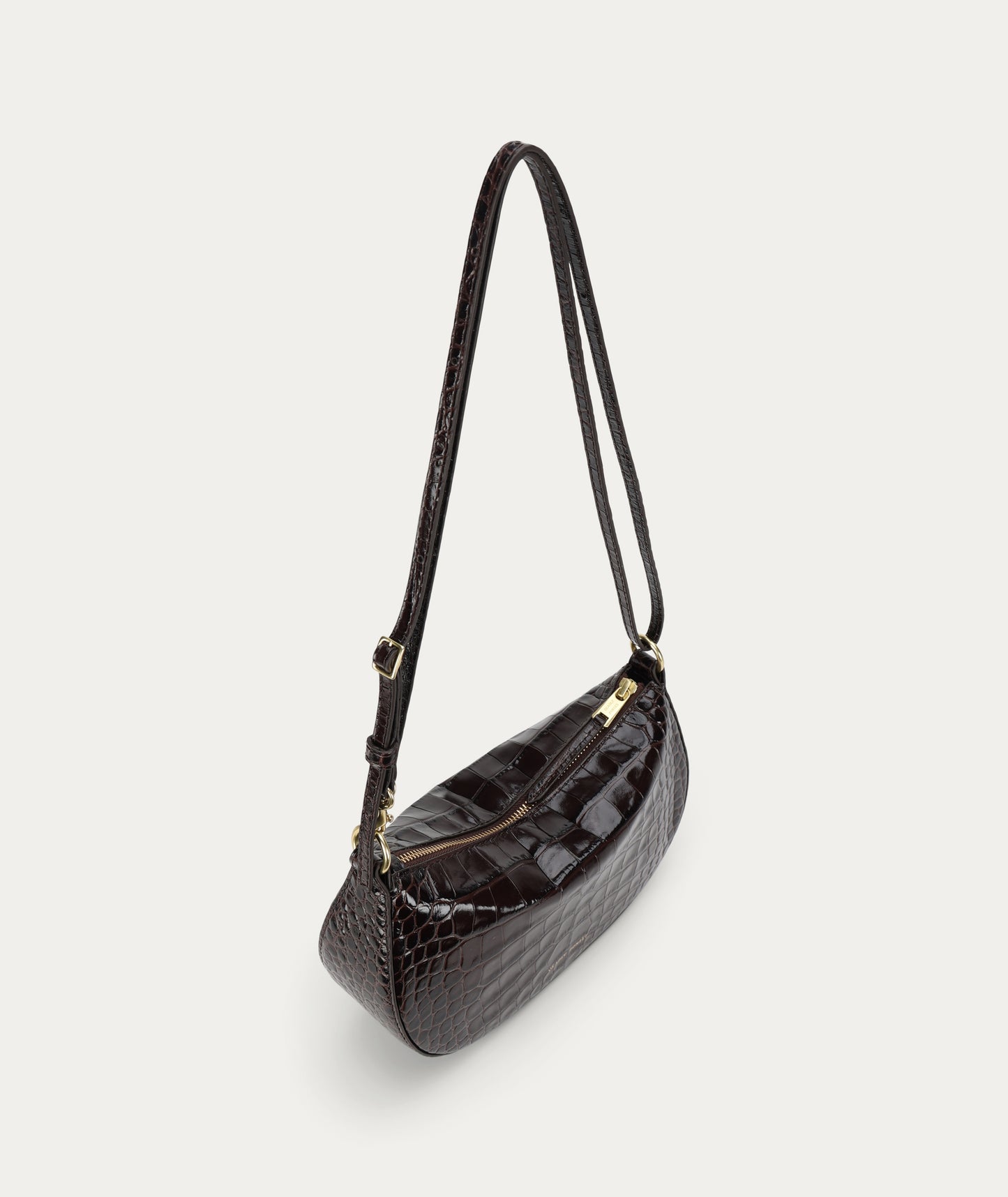 Deadly Ponies | Mr Sling Micro - Espresso Croc