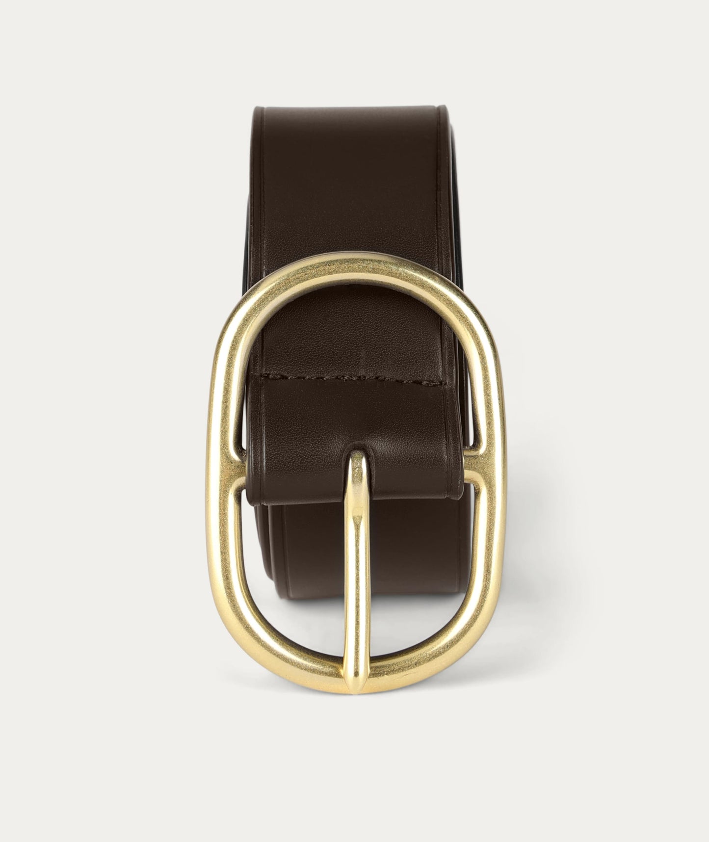 Deadly Ponies | Wide Belt Oval Buckle - Mud/Brass