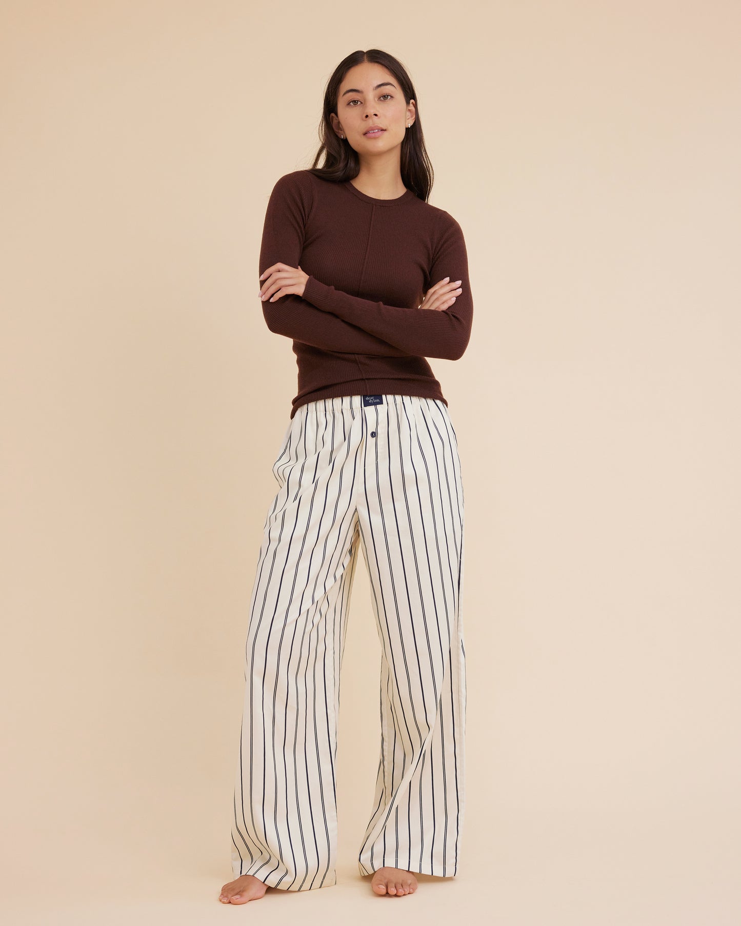 Dear Dylan | Boxer Pant - Ink Stripe