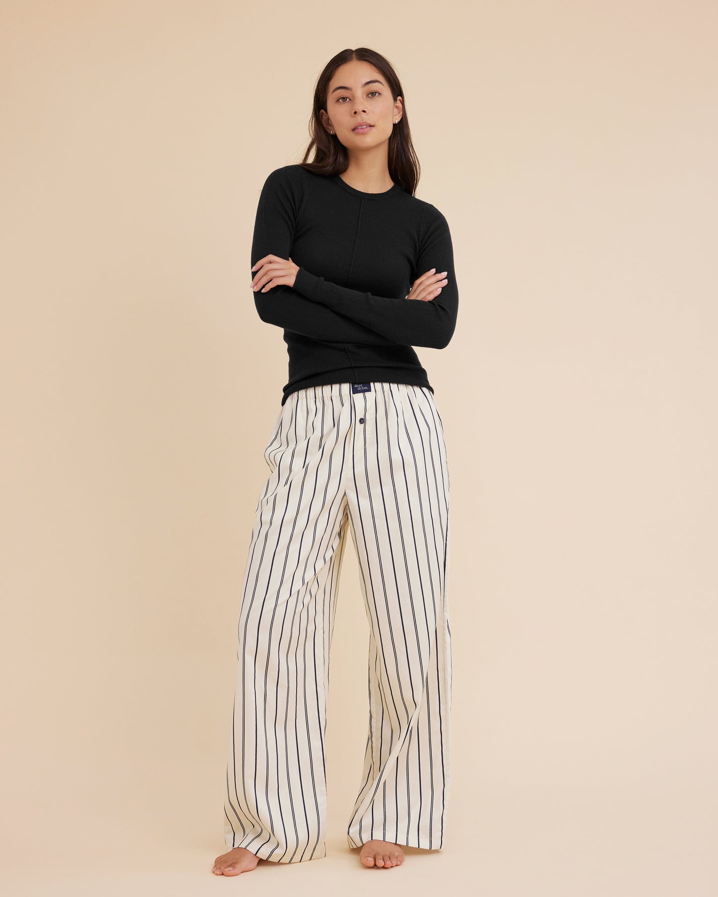 Dear Dylan | Boxer Pant - Ink Stripe