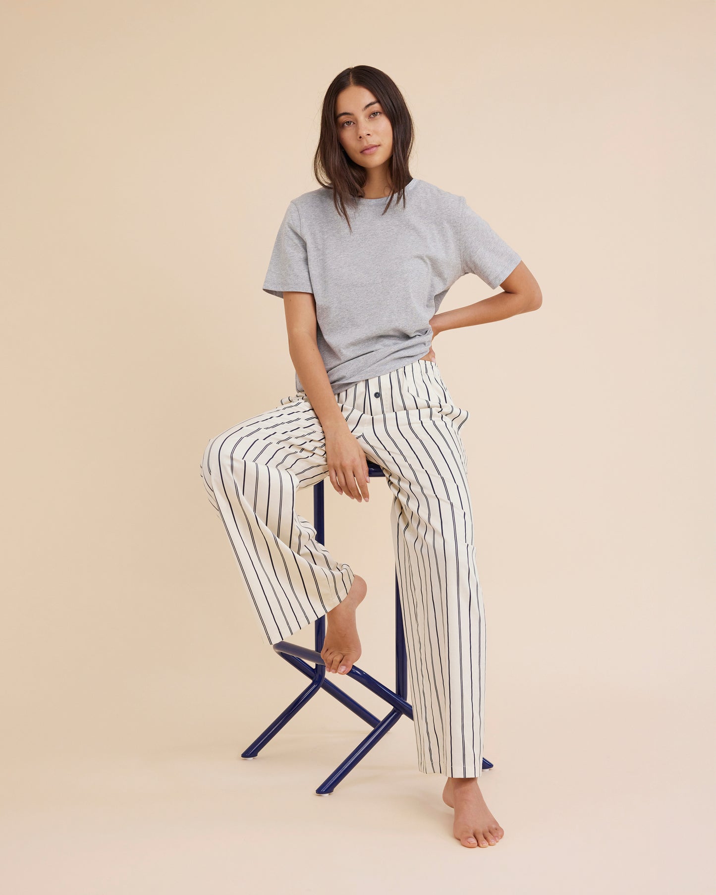 Dear Dylan | Boxer Pant - Ink Stripe