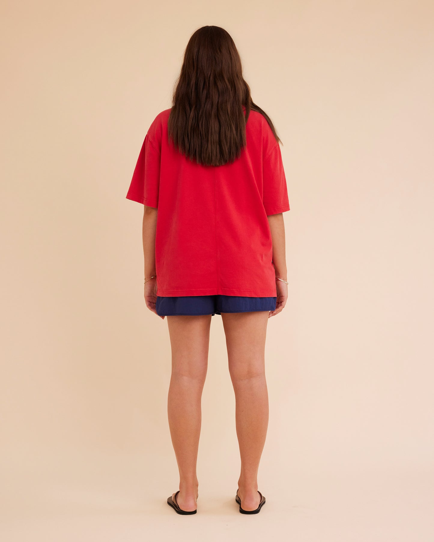 Dear Dylan | Dylan Oversized Tee - Vintage Red