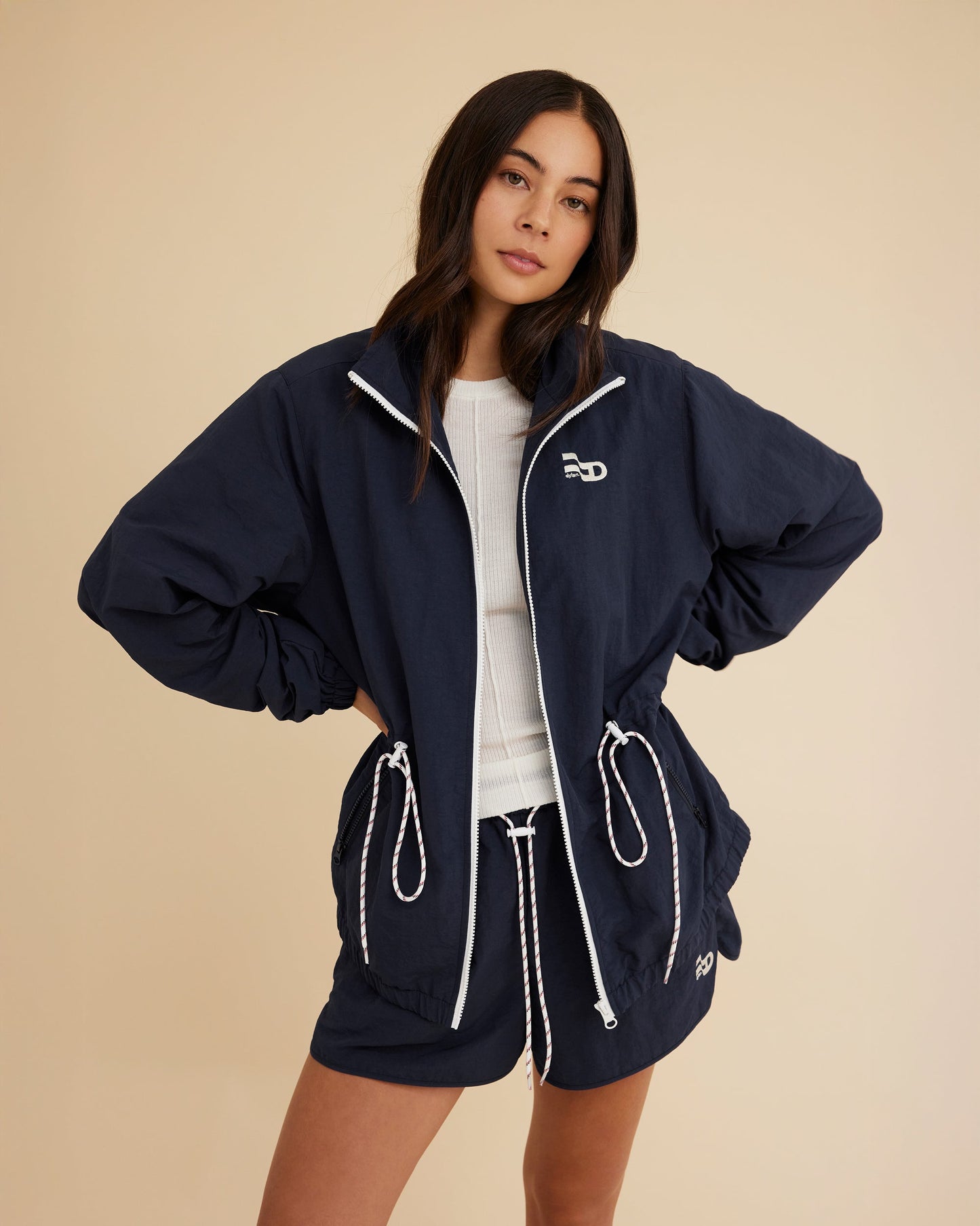 Dear Dylan | Rally Windbreaker - French Navy