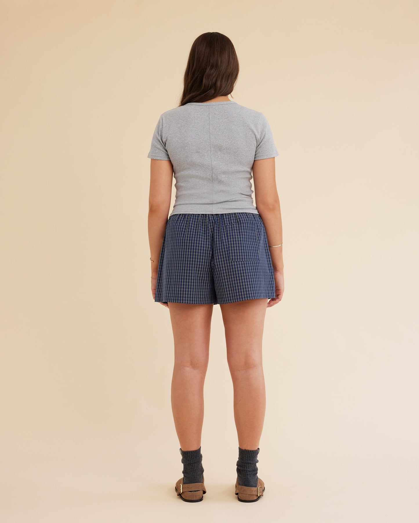 Dear Dylan | Boxer Short - Club Navy Plaid