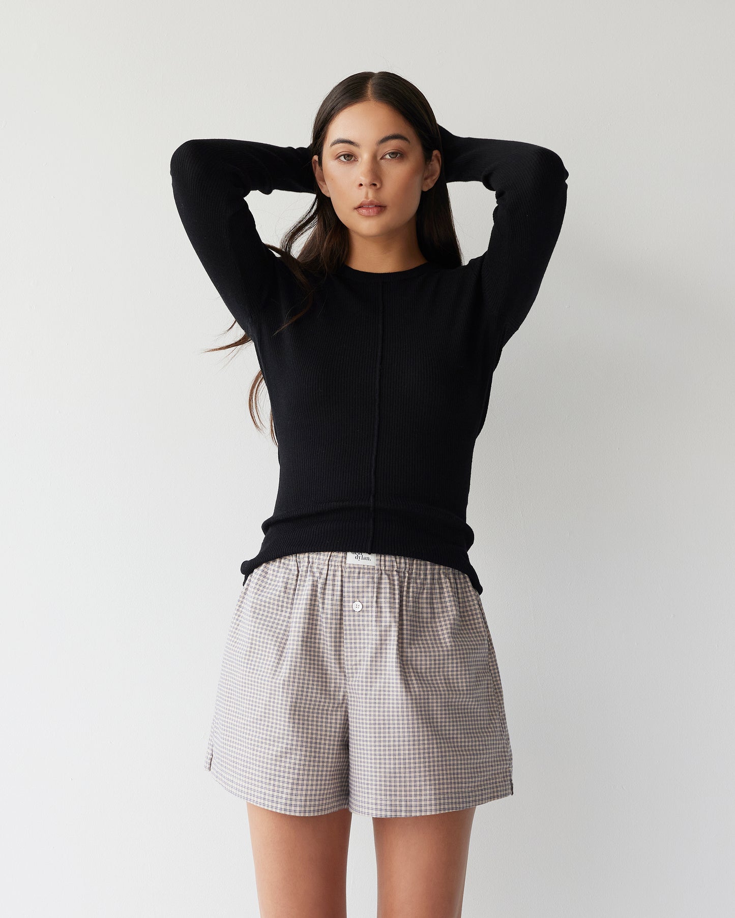 Dear Dylan | Boxer Short - Biscuit Plaid