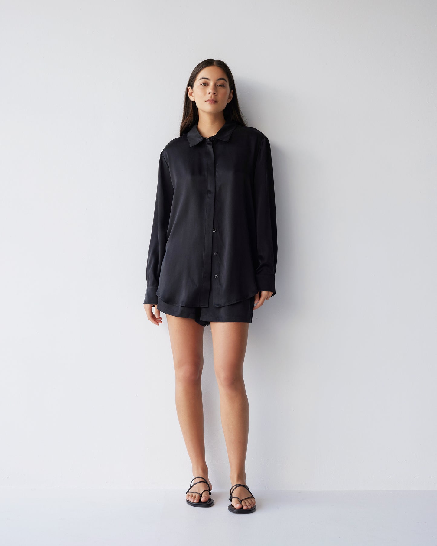 Dear Dylan | Silk Boxer Short - Noir