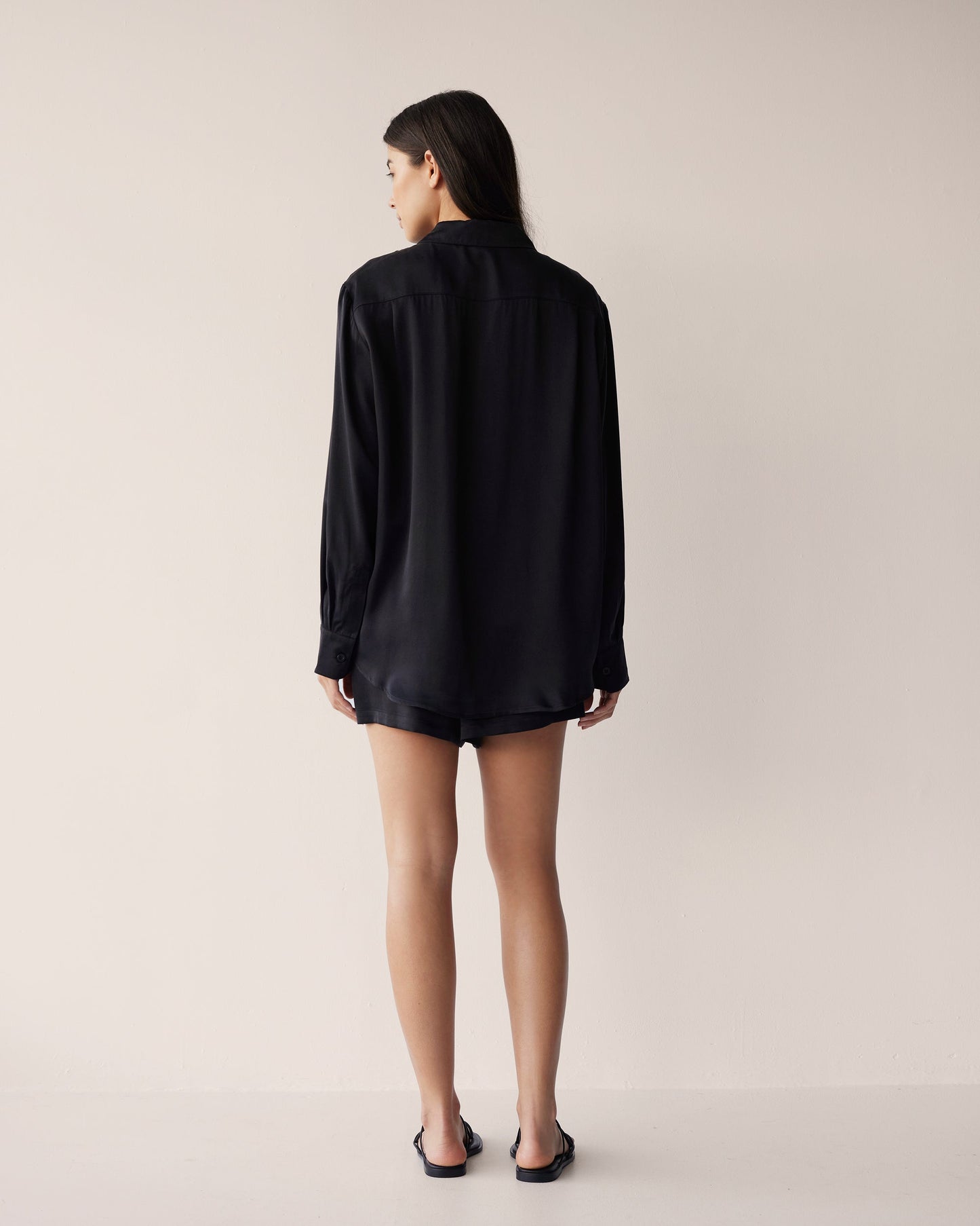 Dear Dylan | Silk Boxer Short - Noir