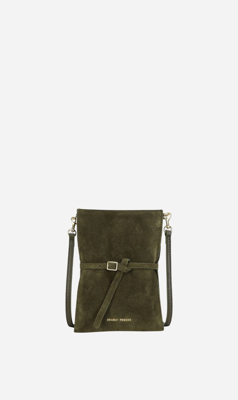 Deadly Ponies | Mr Penny Pouchette - Kale Suede