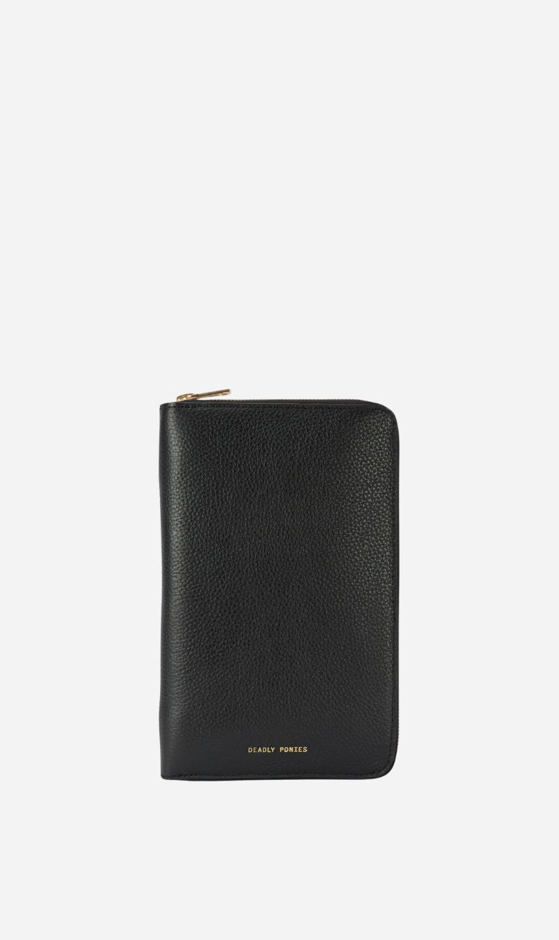 Deadly Ponies | Travel Wallet - Black