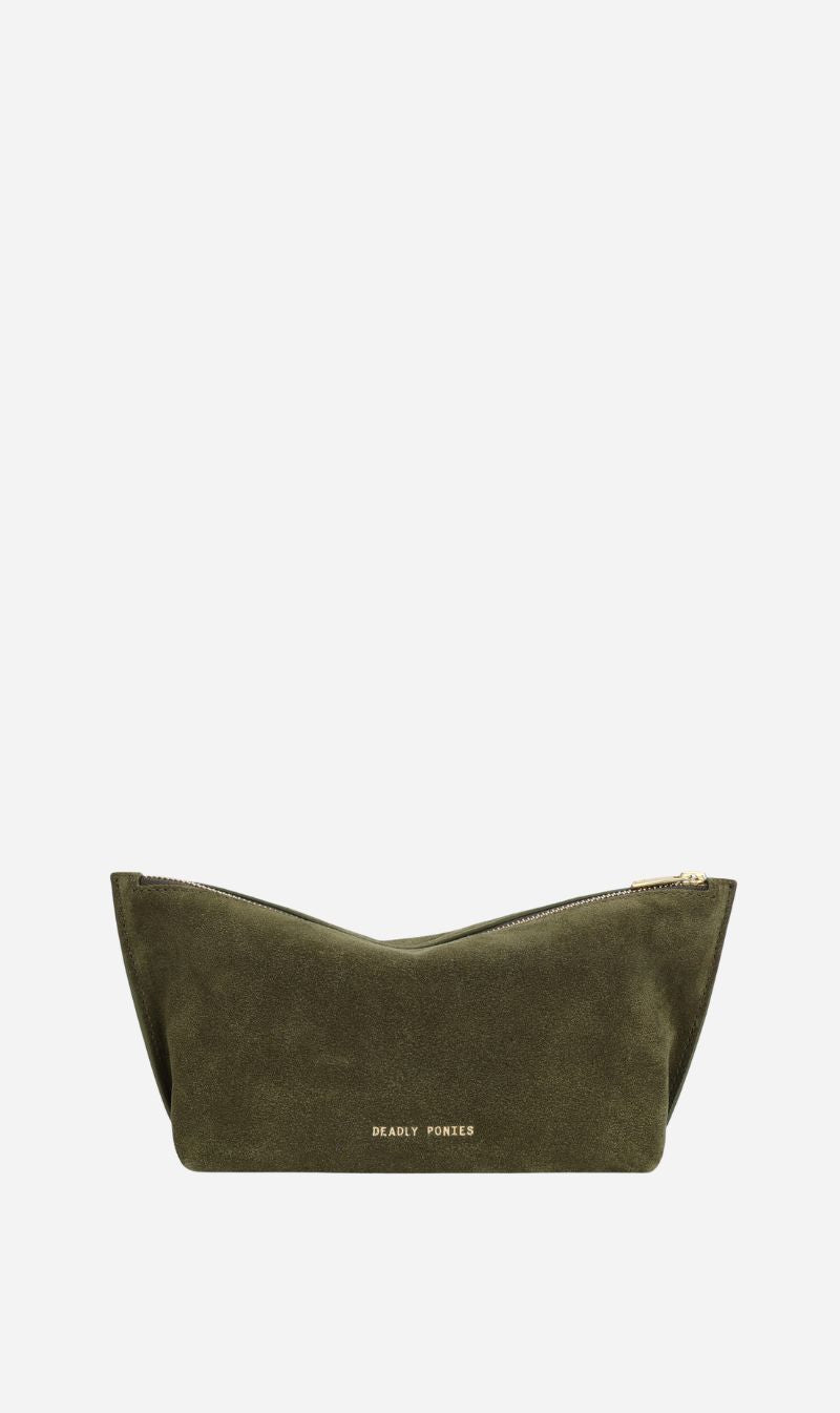 Deadly Ponies | Poucher Grande - Kale Suede