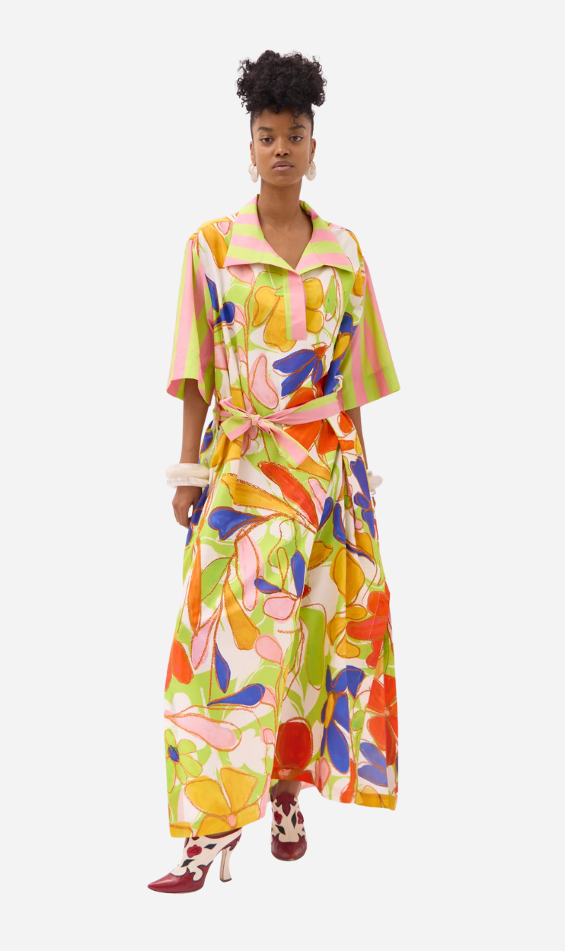 Gary Bigeni | Dantas Tunic Shirt Dress - Mix Floral