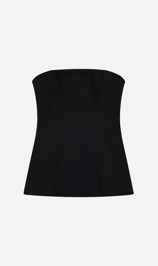 Rebe | Emma Strapless Top - Black
