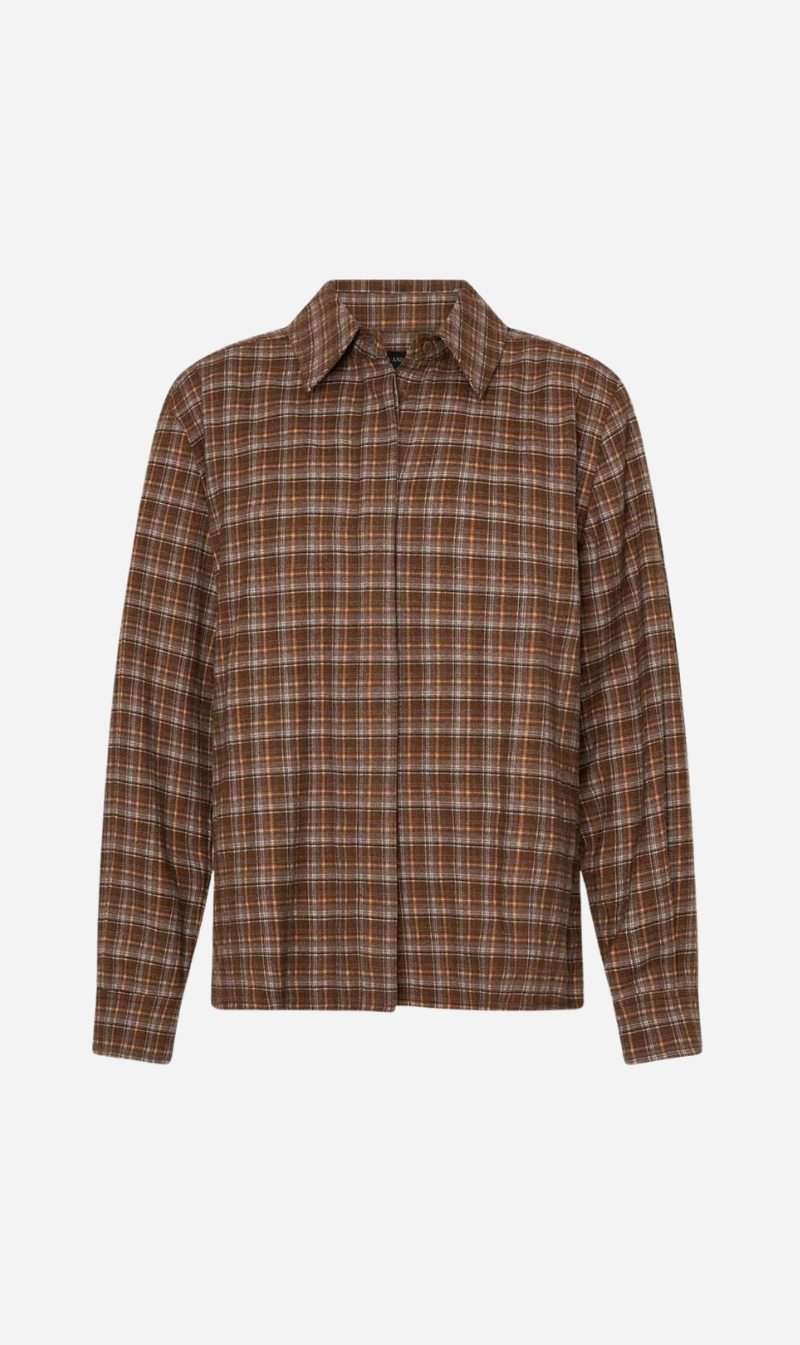 Camilla and Marc | Paradox Shirt - Tan Plaid