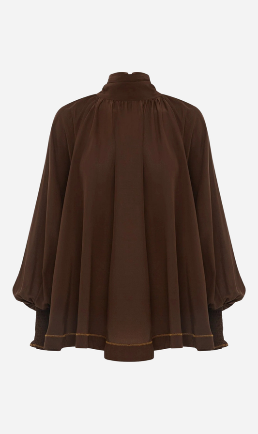 Alemais | Vito Blouse - Chocolate