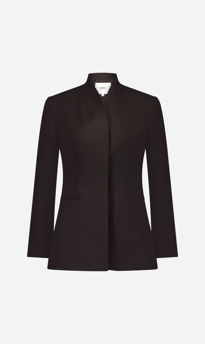 Rebe | Reese Blazer - Balsamic
