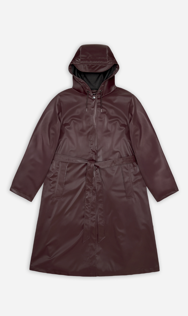 RAINS | A-Line Longer Jacket - Depth