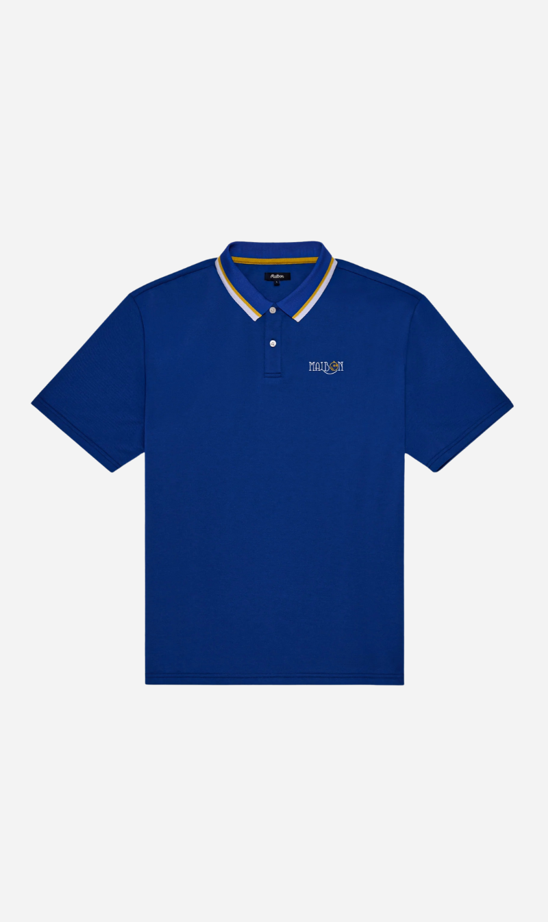 Malbon | Grasse Pique Polo - Blue
