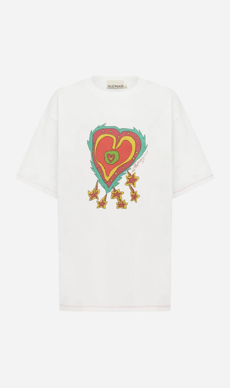 Alemais | Contessa Heart Tee - Multi