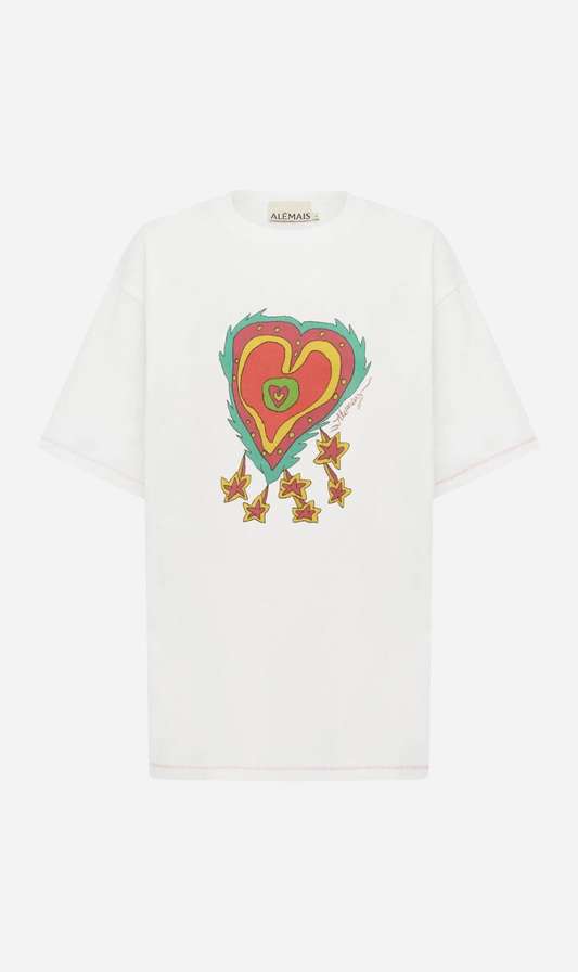 Alemais | Contessa Heart Tee - Multi