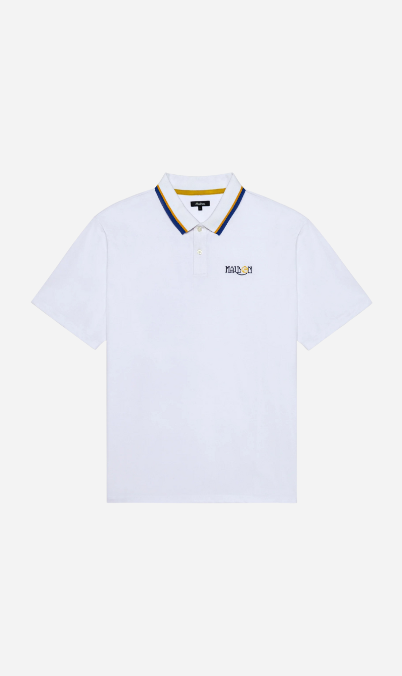 Malbon | Grasse Pique Polo - White