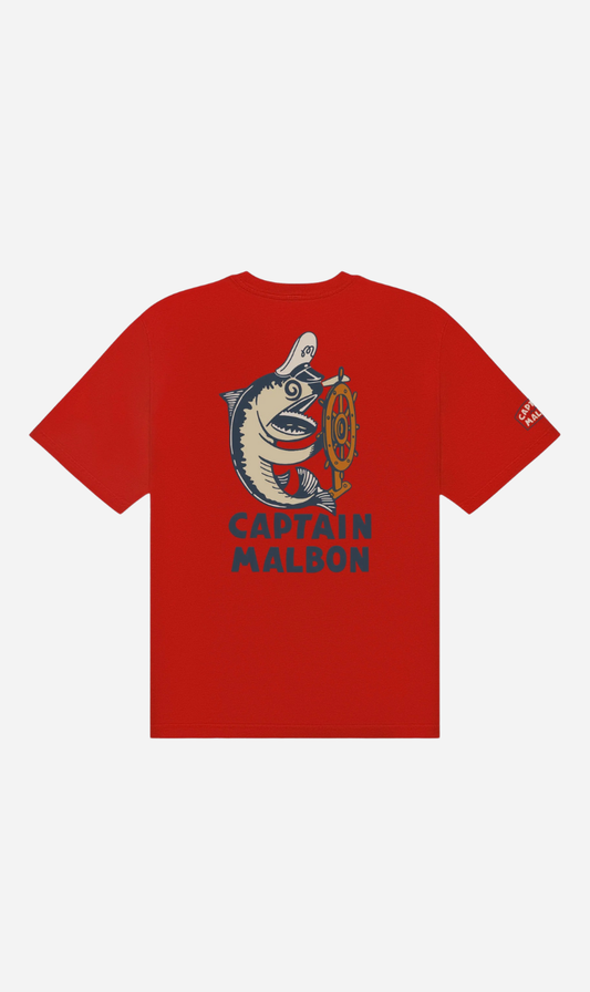 Malbon | Vista Captain Tee - Red
