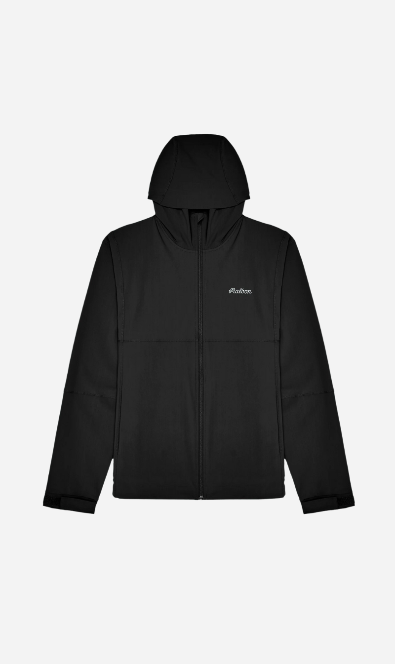 Malbon | Performance Full Zip Shell Jacket - Black