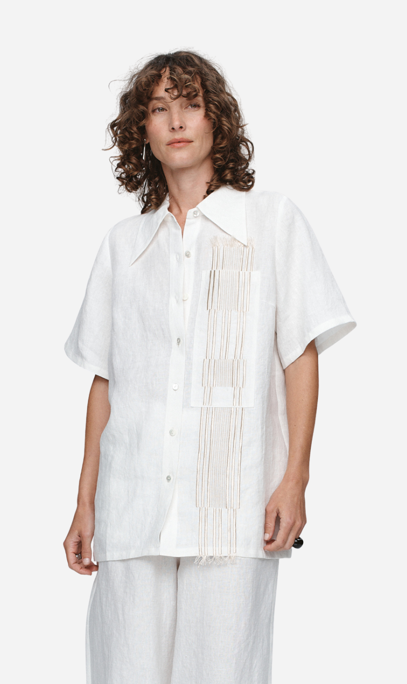 Marle | Atticus Shirt - Ivory