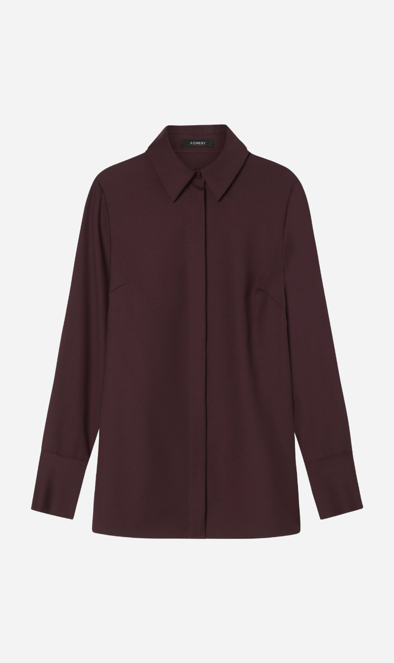 A.Emery | The Philippa Shirt - Mulberry