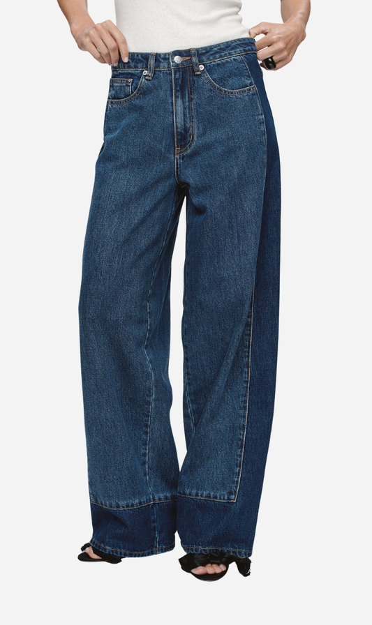 Marle | Border Jean - Washed Indigo