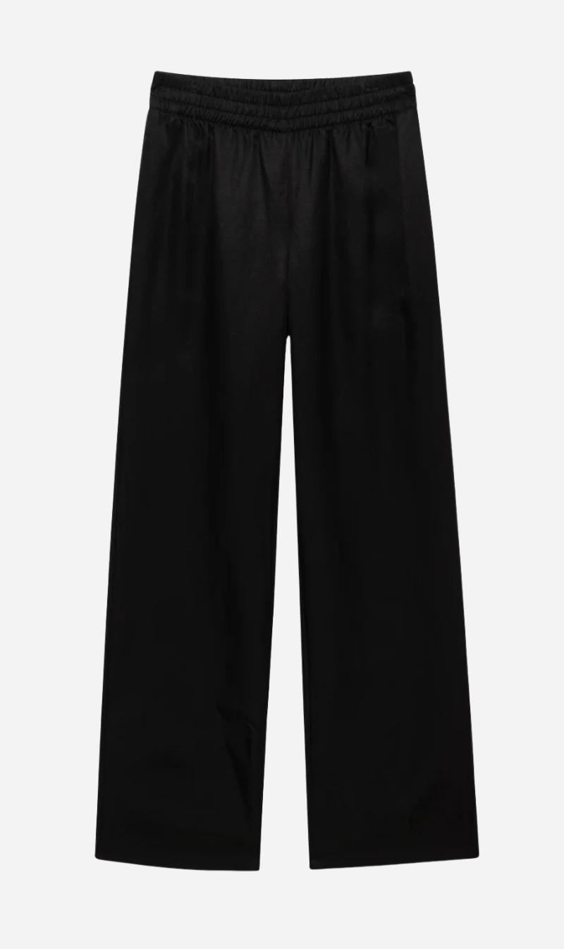 Anine Bing | Soto Pant - Black Linen Blend