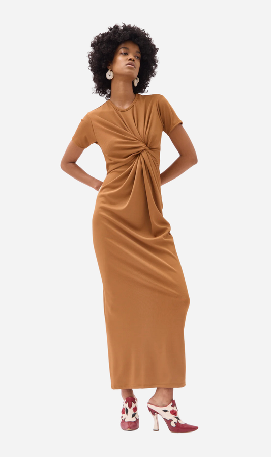 Gary Bigeni | Archy Twisted Dress - Tan