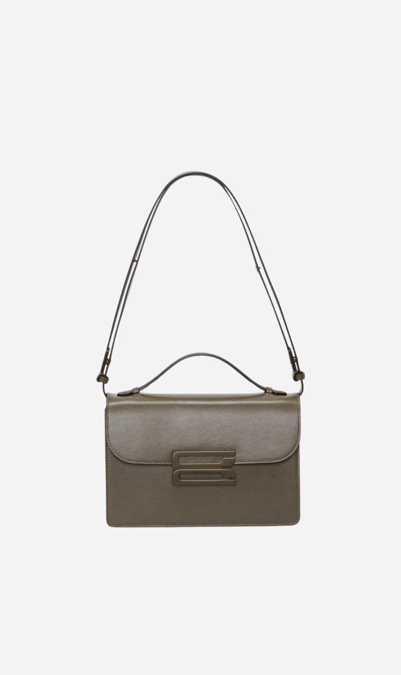 Victoria Beckham | Tonal Dorian Bag - Dark Khaki