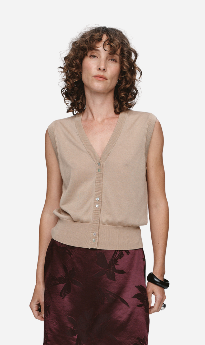 Marle | Foundations Vest - Almond