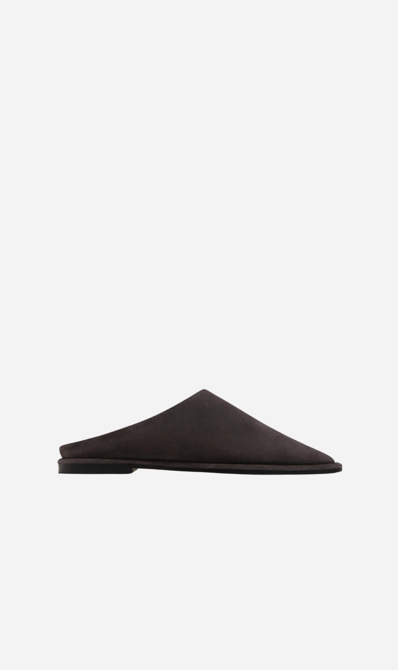 A.Emery | The Spencer Flat - Liquorice Suede