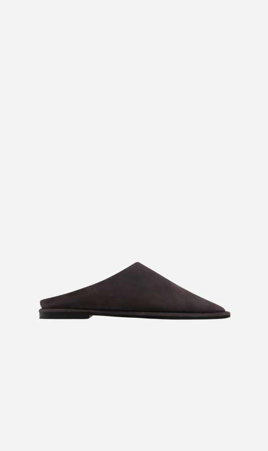 A.Emery | The Spencer Flat - Liquorice Suede