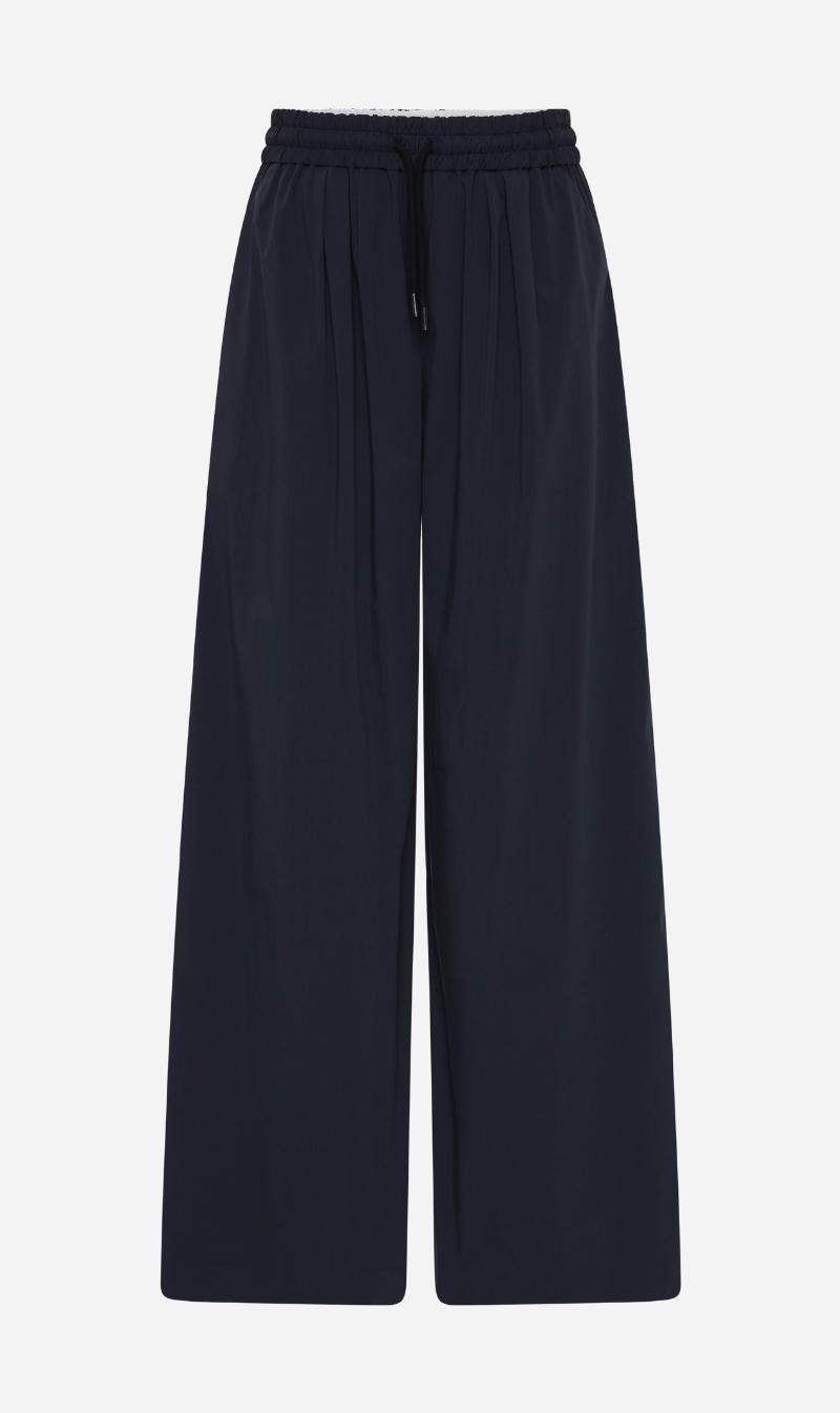 St Agni | Everyday Drawstring Pants - Dark Ink
