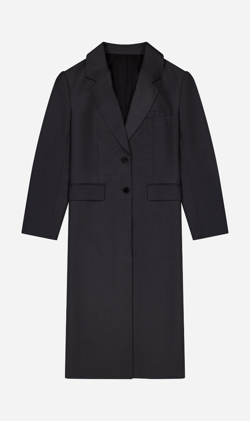 Rebe | Icon Suiting Coat - Charcoal
