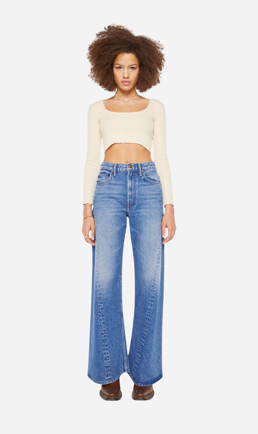 Mother Denim | The Lemon Twist Sneak - Rolling In The Dough