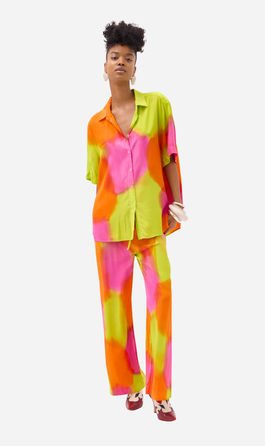 Gary Bigeni | Santana Shirt - Hand Painted Neon