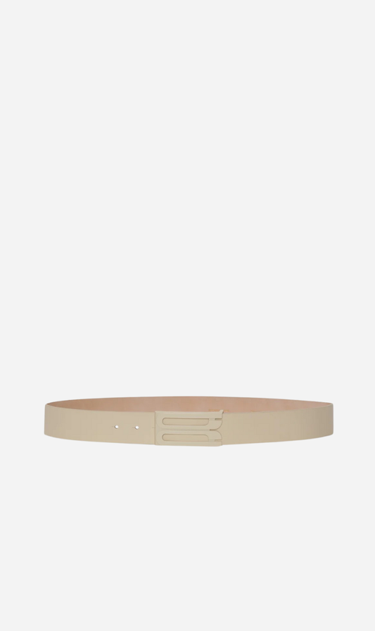 Victoria Beckham | Tonal Jumbo Frame Belt - Ivory