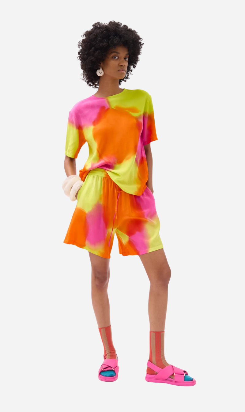 Gary Bigeni | Amber Shorts - Hand Painted Neon