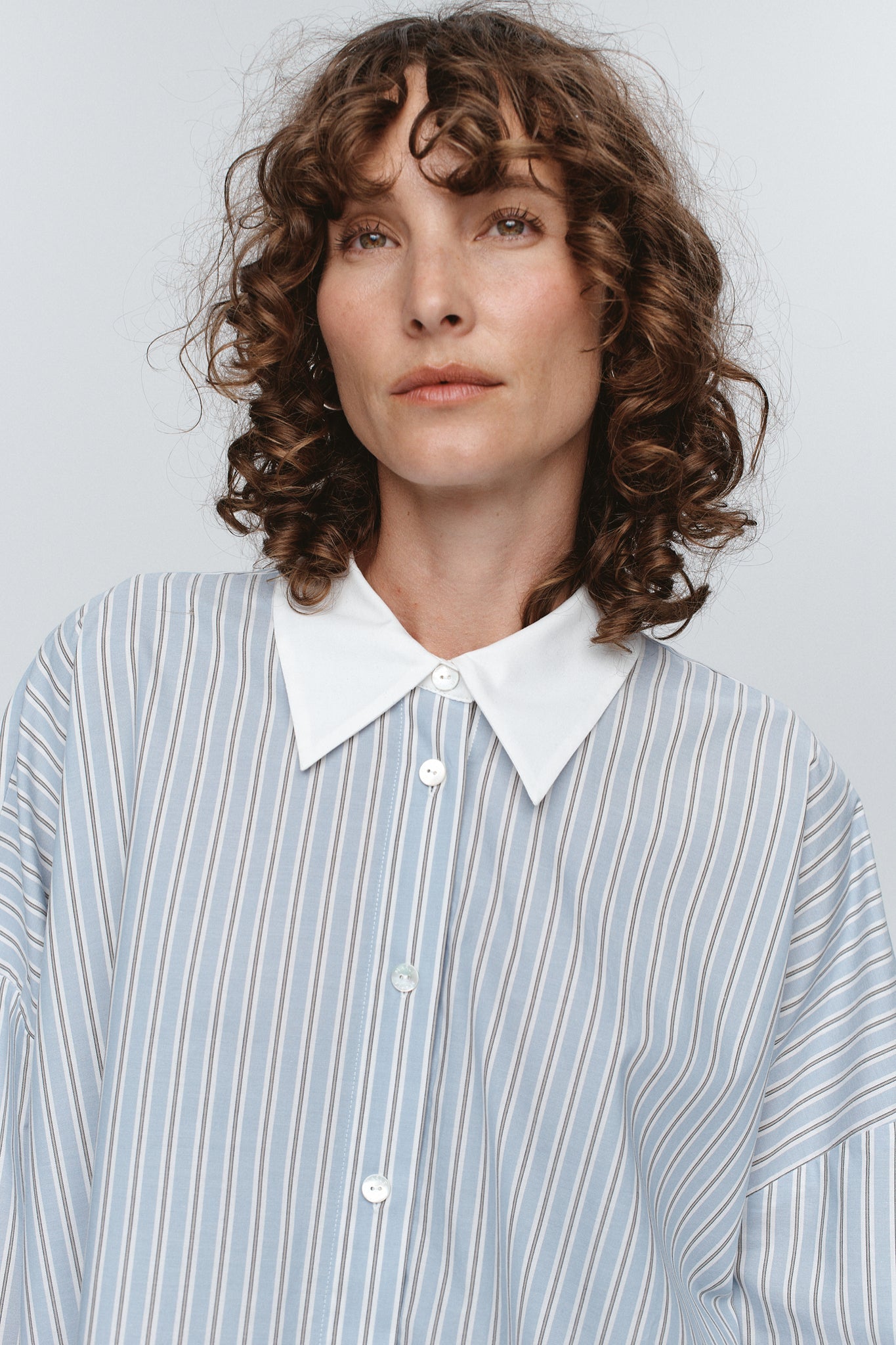 Marle | Edie Shirt - Bleu Stripe